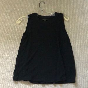 Black Banana Republic fuzzy tank